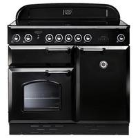 rangemaster 106530 100cm classic induction electric range cooker blk c