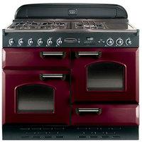 rangemaster 84720 110cm classic gas range cooker cranberry chrome