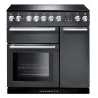 rangemaster 106180 90cm nexus induction range cooker in slate chrome