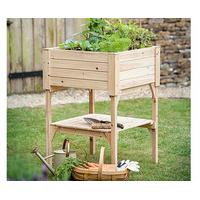 Raised Wooden Planter