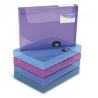 rapesco a4 rigid wallet box file 40mm assorted pack of 5 1048