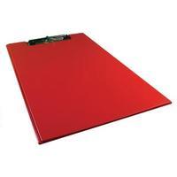 rapesco red foldover clipboard a4foolscap vfdcb0r3