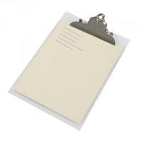 Rapesco Clear Frosted Transparent Heavy Duty Clipboard 0888