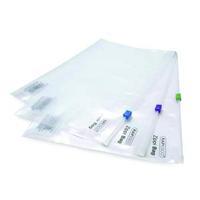 Rapesco A4 Plus Clear Zippi Bags Plastic Zip Pack of 25 0796