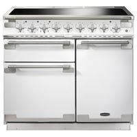 rangemaster 100210 100cm elise induction electric range cooker in whit