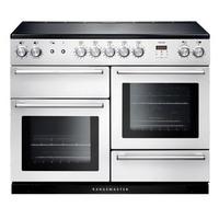 rangemaster 106170 110cm nexus induction range cooker in white chrome