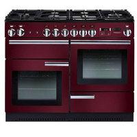 Rangemaster 91990 110cm PROFESSIONAL Gas Range Cooker in Cranberry