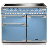 rangemaster 100190 100cm elise induction electric range cooker in blue