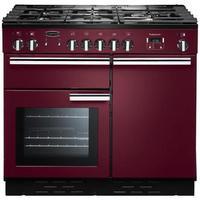 Rangemaster 92620 100cm Professional Plus 100 Dual Fuel Range Cranberr