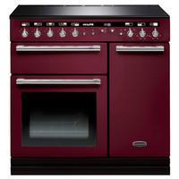 Rangemaster 104420 90cm HI LITE Induction Range Cooker Cranberry Chrom