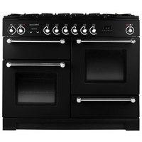 Rangemaster 76280 110cm KITCHENER Dual Fuel Range Black Chrome