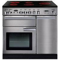 rangemaster 83450 90cm professional ceramic range cooker s steel