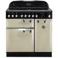 rangemaster 89410 90cm elan electric induction range cooker in cream