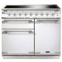 rangemaster 100370 110cm elise induction electric range cooker in whit