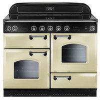 rangemaster 87520 110cm classic induction range cooker cream chrome