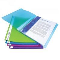 Rapesco A4 Flexi Display Book 10 Pocket Bright Assorted Pack of 10