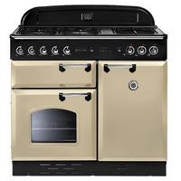 Rangemaster 107020 100cm Range Classic Dual Fuel Cream Chrome