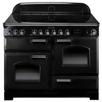 rangemaster 90380 110cm classic deluxe induction range in black chrome