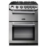 rangemaster 10728 60cm professional plus gas cooker in st st chrome