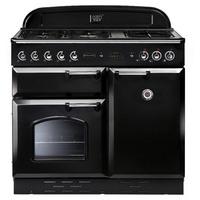 Rangemaster 107010 100cm Range Classic Dual Fuel Black Chrome