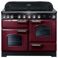 rangemaster 90400 110cm classic deluxe induction in cranberry chrome