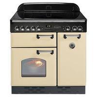 Rangemaster 87650 90cm CLASSIC Induction Range Cooker Cream Chrome