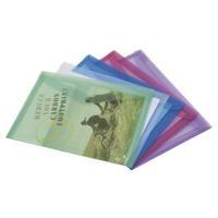 Rapesco ECO Popper Wallet A4 Assorted Pack of 5 1039