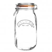 Rayware Kilner Round Clip Top Preserving Jar 1.5L, 1.5 Litre Round Cliptop Jar, Single Jar