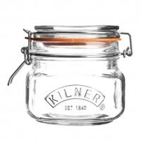 rayware kilner square clip top jar 500ml 500ml litre square jar single ...