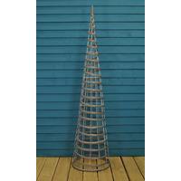 Rattan Effect Obelisk in Dark Grey (1.5m) by Gardman