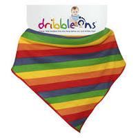 Rainbow Dribble Ons Designer Bib