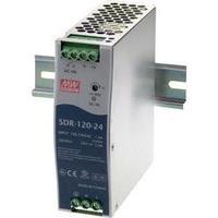 rail mounted psu din mean well sdr 120 24 24 vdc 5 a 120 w 1 x