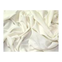 Rapture Polyester & Viscose Blend Stretch Crepe Dress Fabric Ivory