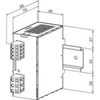 Rail mounted PSU (DIN) WAGO 787-601 12 Vdc 2 A 24 W