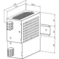 Rail mounted PSU (DIN) WAGO 787-613 48 Vdc 1 A 48 W