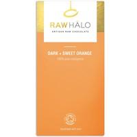 Raw Halo Dark + Sweet Orange Raw Chocolate Bar (35g)