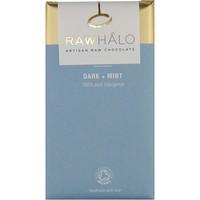 raw halo dark mint raw chocolate bar 35g