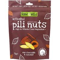 Raw&Wild Activated Pili Nuts - Raw Chocolate & Coconut (70g)