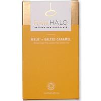 raw halo mylk salted caramel raw chocolate bar 35g