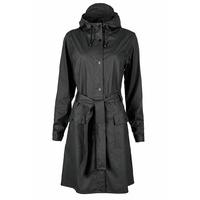 rains rain coats curve jacket black