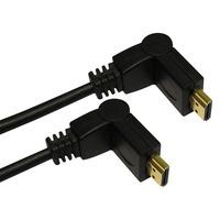 rapid cdlhd 905 hdmi lead gold plated with swivel ends 5m