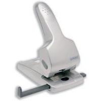 rapesco zero 65 heavy duty 2 hole punch silver 0732