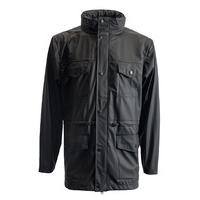 Rains-Rain coats - Four Pocket Jacket - Black