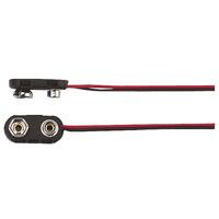 Rapid BS-IR-1 PP3 Battery Clip, End Entry 45mm Leads