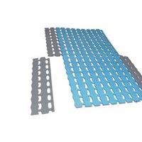 RAMP EDGE FOR ANTI SLIP LEISURE TILE - HERONTILE EDGE 33CM GREY