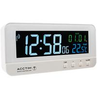 radio controlled lcd alarm clock