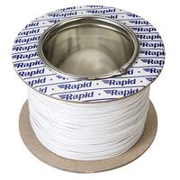 rapid gw011545 1001mm equipment wire white 100m