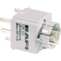 Rafi 1.20122.041 Contact Block Standard 1NO 1NC 6A 250V Bulb Holde...