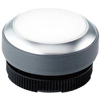Rafi 1302700212200 Pushbutton Flat Lens White LED IP65 Ø29.8mm