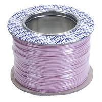 Rapid GW010430 Equipment Wire Pink 7/0.2 (100m Reel)